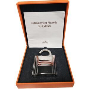 Hermes Extremement Hermes Les Extraits Refillable Lock Case Silver